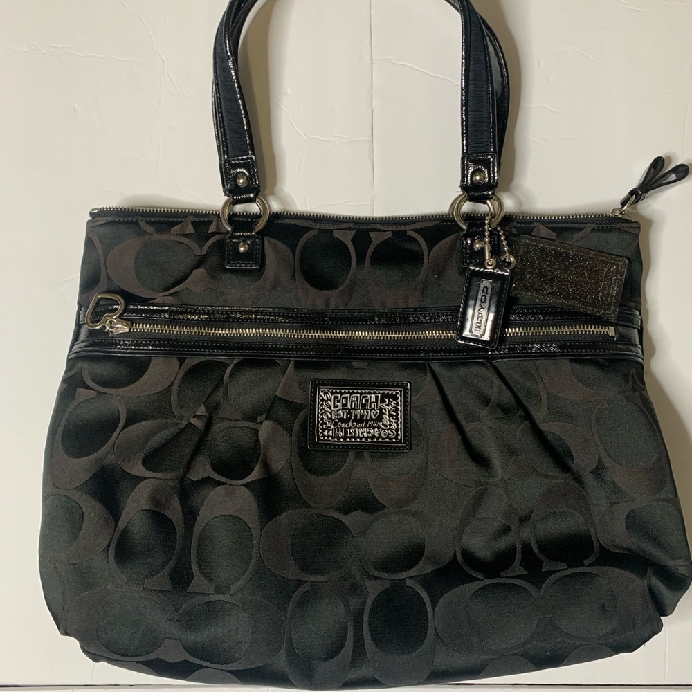 Coach black handbag